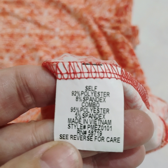 Notations Coral Floral Blouse - Picture 3 of 7